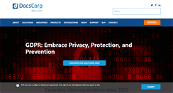 Desktop Screenshot of docscorp.com